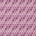 Popelín de Algodón Plumas Violeta - Ribes y Casals