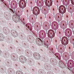 Popelín de Algodón Plumas Violeta - Ribes y Casals