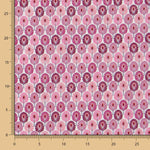 Popelín de Algodón Plumas Violeta - Ribes y Casals