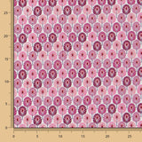 Popelín de Algodón Plumas Violeta - Ribes y Casals