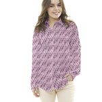 Popelín de Algodón Plumas Violeta - Ribes y Casals