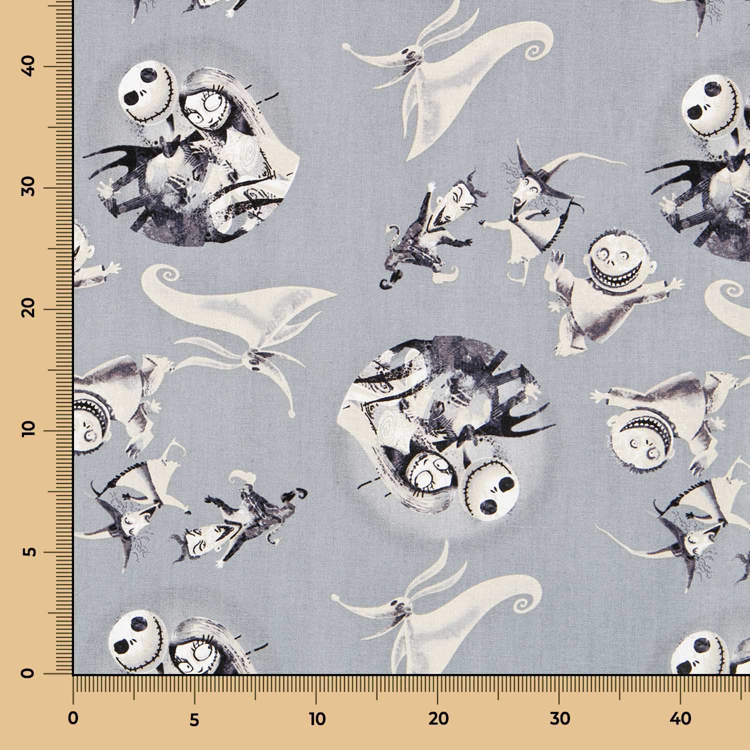 Popelín de Algodón Skeleton Friends - Ribes y Casals