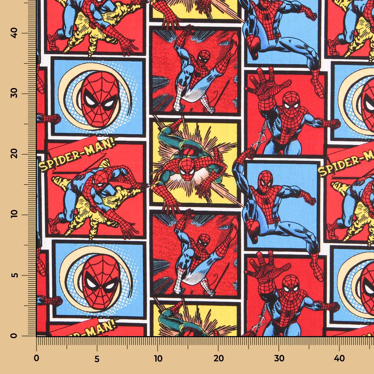 Popelín de Algodón Spiderman - Ribes y Casals