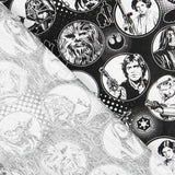 Popelín de Algodón Star Wars Negra - Ribes y Casals