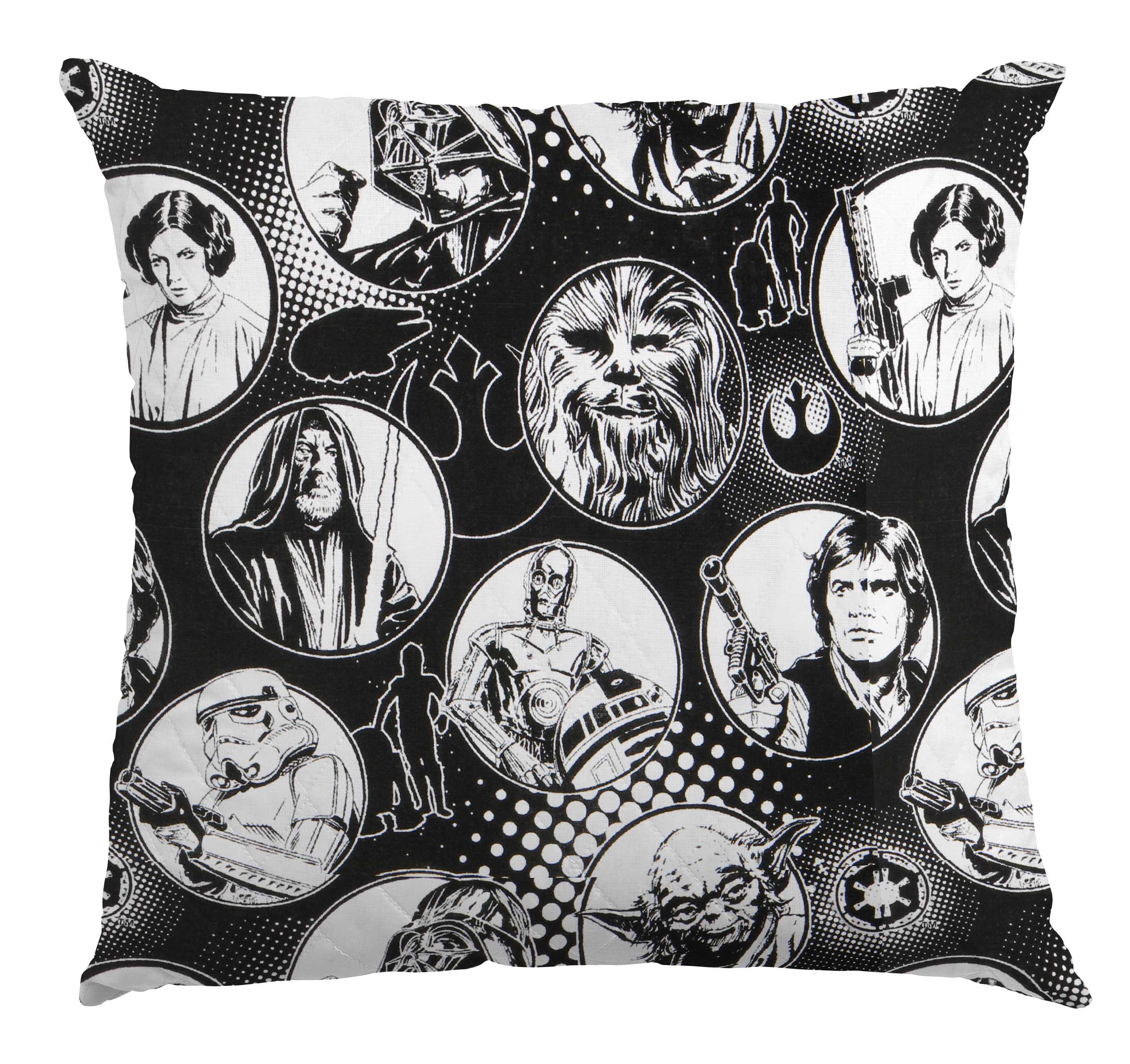 Popelín de Algodón Star Wars Negra - Ribes y Casals