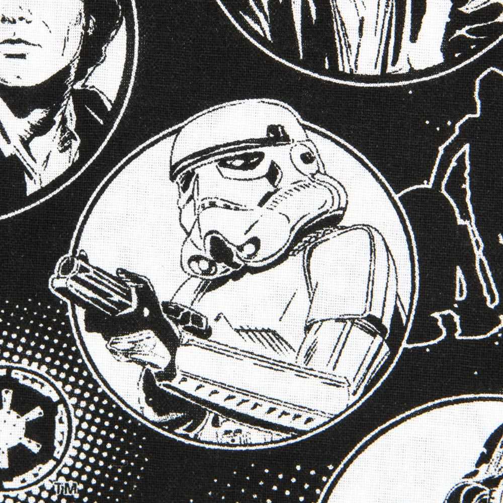 Popelín de Algodón Star Wars Negra - Ribes y Casals
