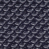 Popelín de Algodón Whale Navy - Ribes y Casals