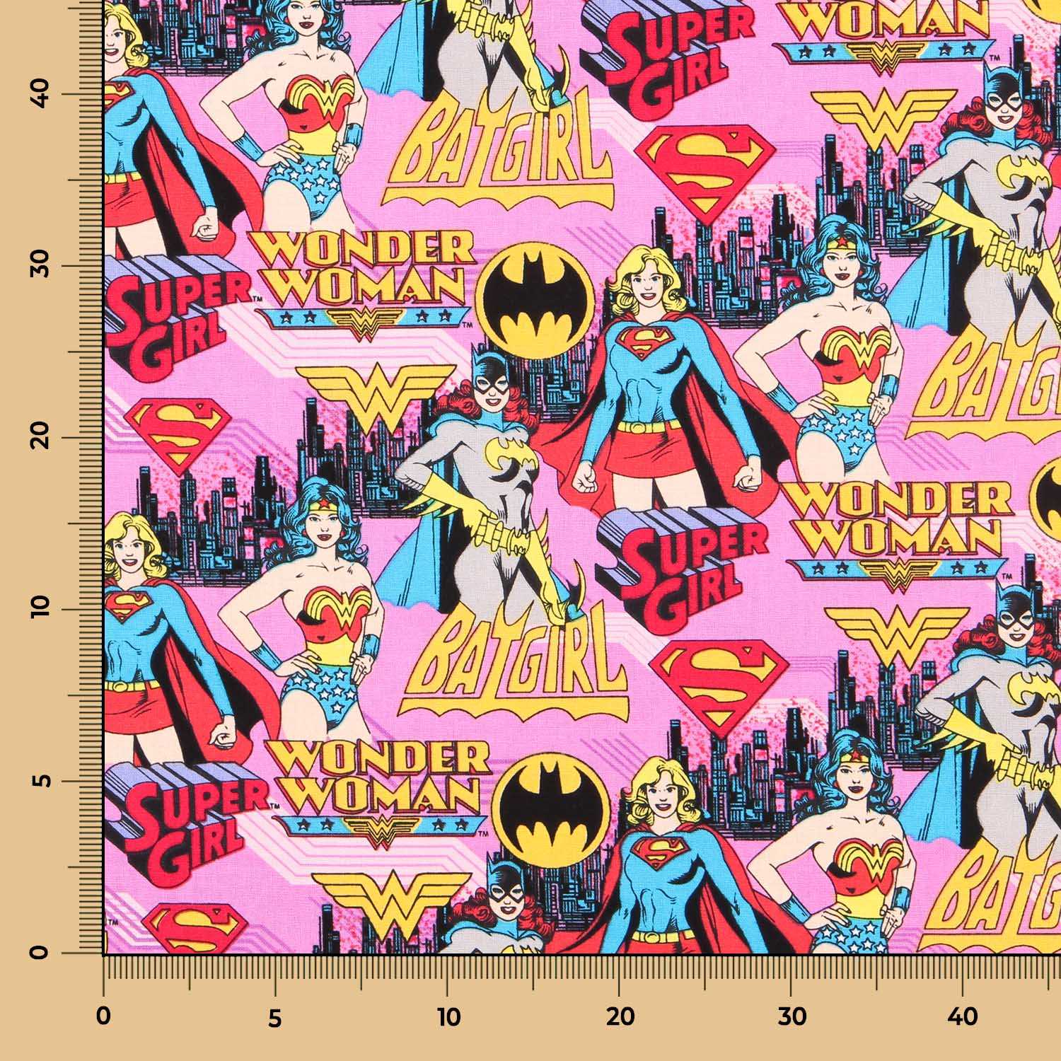 Popelín de Algodón Wonder Women - Ribes y Casals