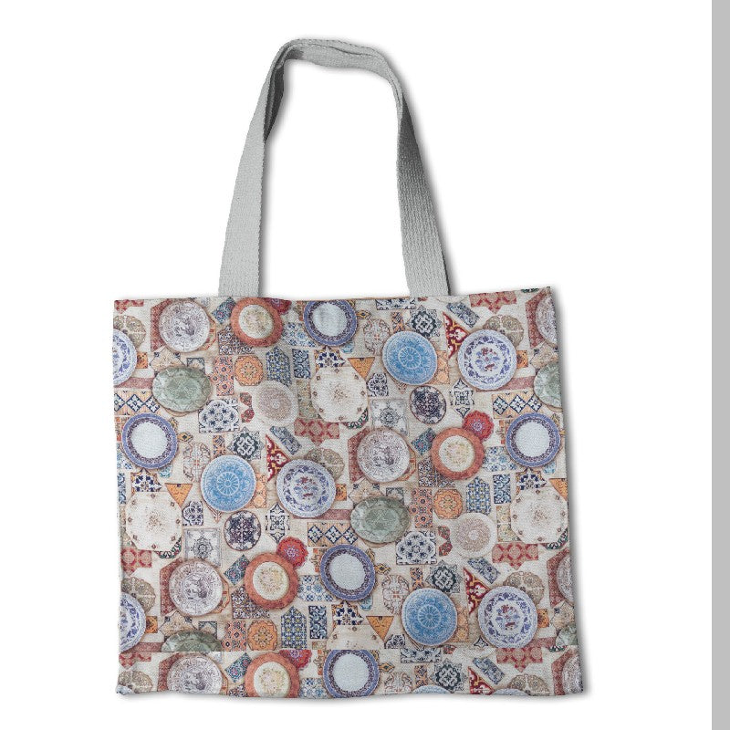 Popelín Estampado Baldosas Vintage - Ribes y Casals