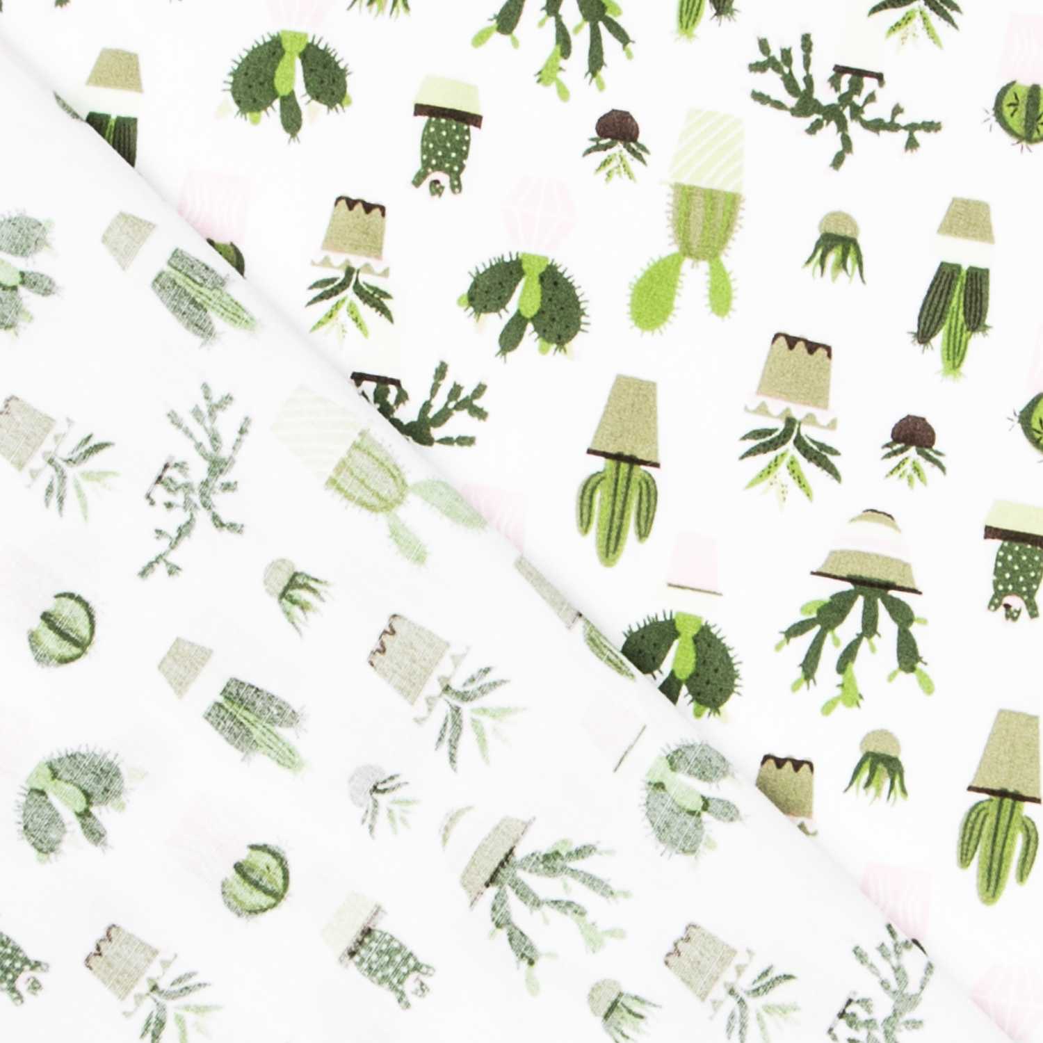 Popelin Estampado Cactus - Ribes y Casals