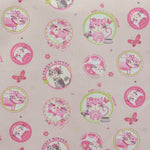 Popelín Estampado Gatos Rosa - Ribes y Casals