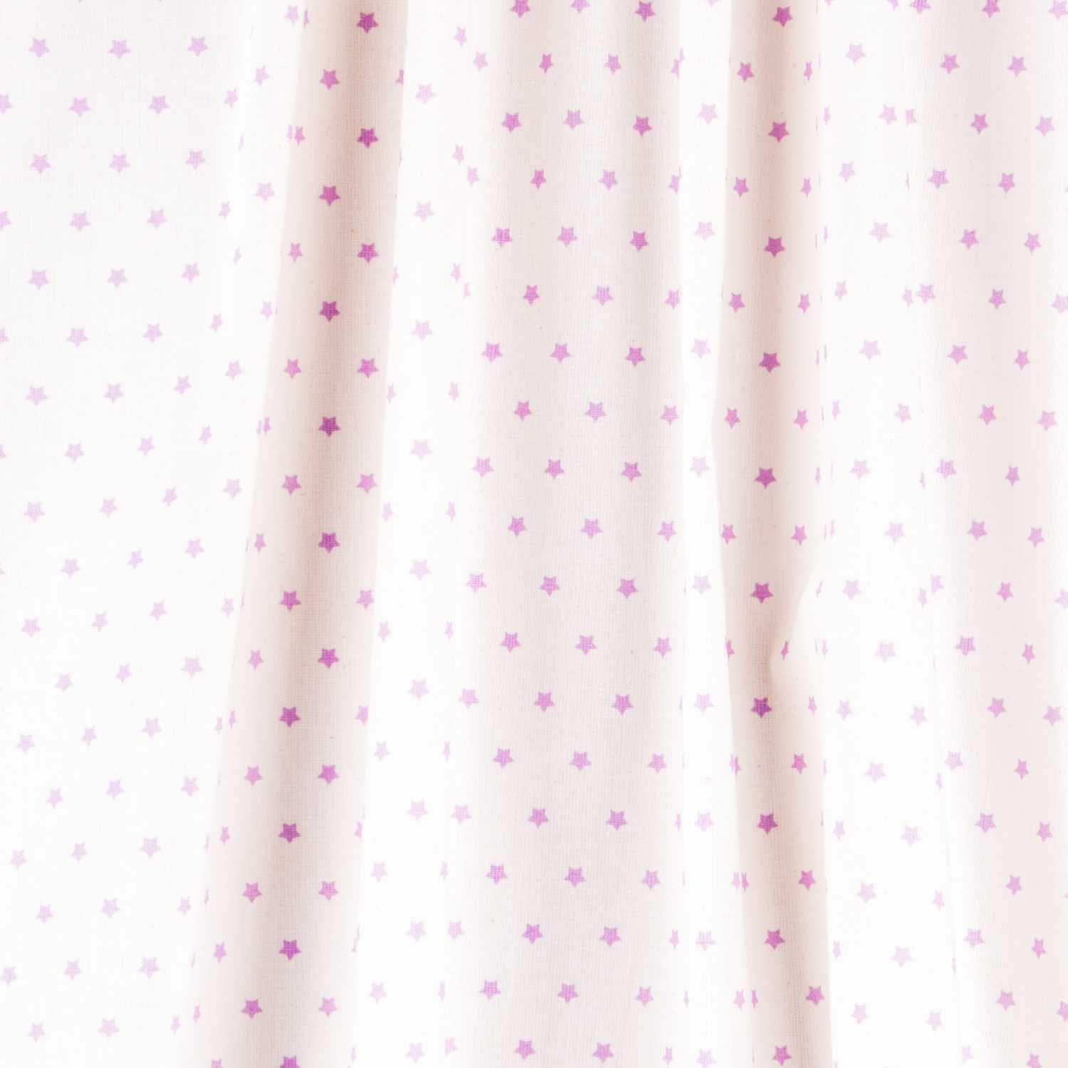 Popelín Estrellas Lila - Ribes y Casals