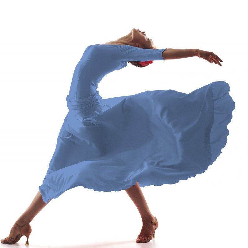 Popelín Flamenca Azul Calma - Ribes y Casals