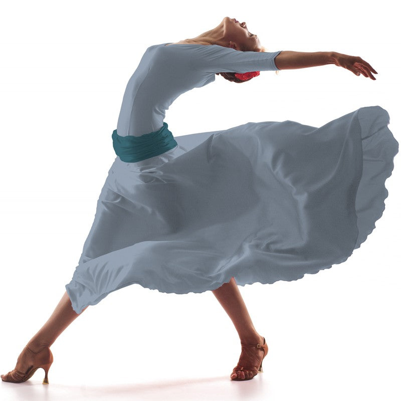 Popelín Flamenca Gris Perla - Ribes y Casals