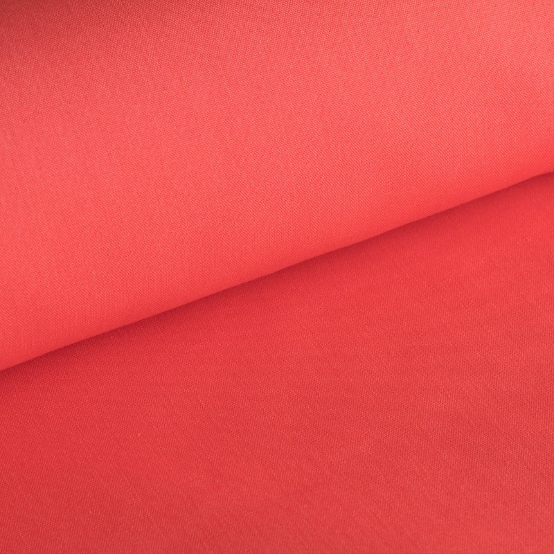 Popelín Flamenca Liso Coral Claro - Ribes y Casals