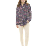 Popelín Floral Cretona Morado - Ribes y Casals