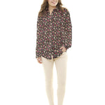 Popelín Floral Cretona Negro - Ribes y Casals