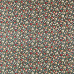 Popelín Floral Cretona Verde - Ribes y Casals