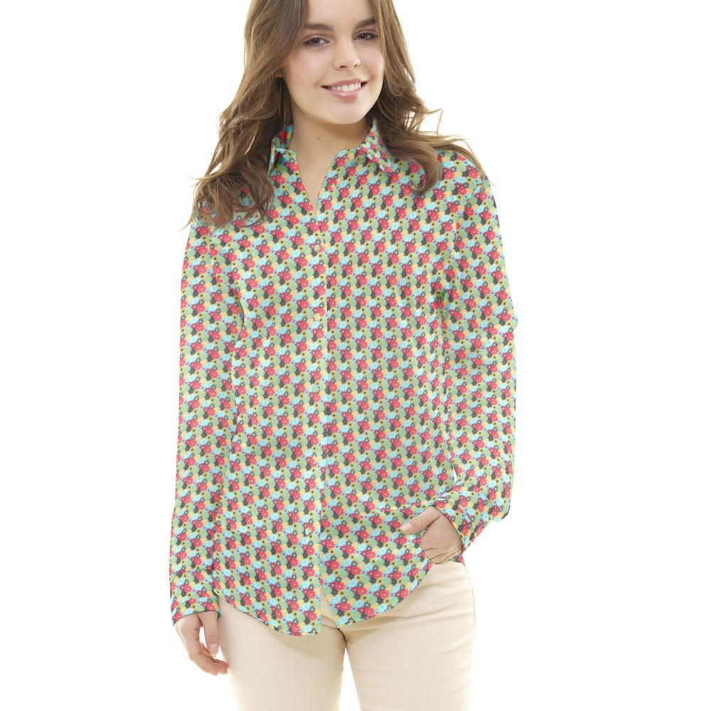 Popelín Floral Multicolor - Ribes y Casals