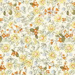 Popelín Florecitas Amarillo - Ribes y Casals