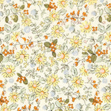 Popelín Florecitas Amarillo - Ribes y Casals