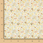 Popelín Florecitas Amarillo - Ribes y Casals