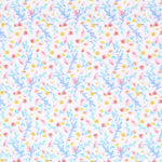 Popelín Florecitas Azul - Ribes y Casals