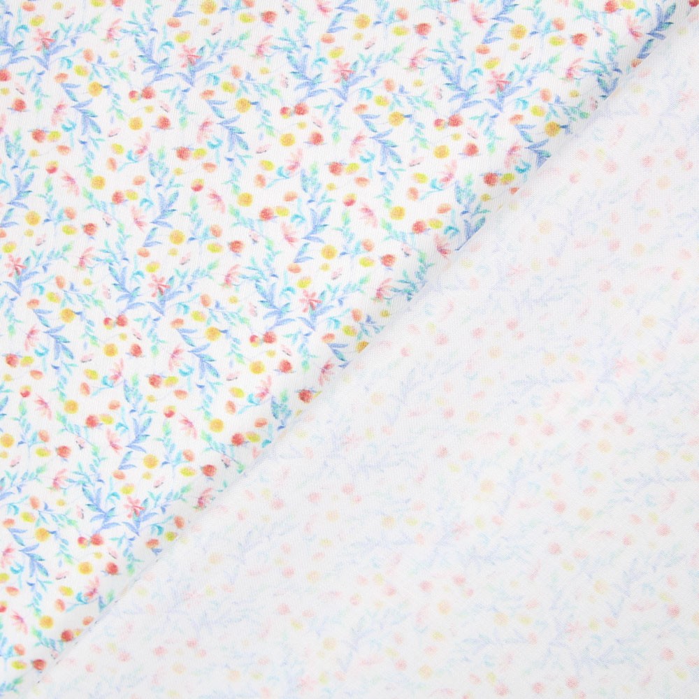 Popelín Florecitas Azul - Ribes y Casals