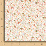 Popelín Florecitas Rosa - Ribes y Casals