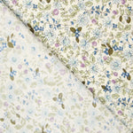 Popelín Florecitas Verde - Ribes y Casals