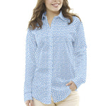 Popelín Flores Azul - Ribes y Casals