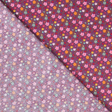 Popelín Flores Violeta - Ribes y Casals