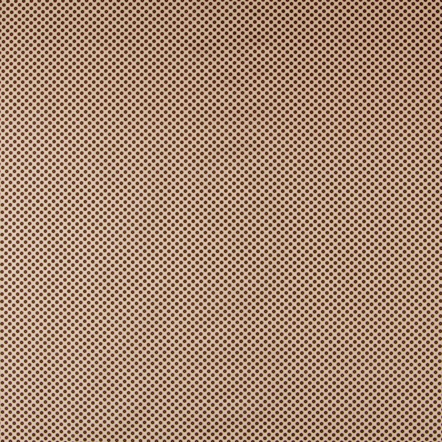 Popelín Geométrico Marrón - Ribes y Casals