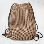 Popelín Geométrico Marrón - Ribes y Casals