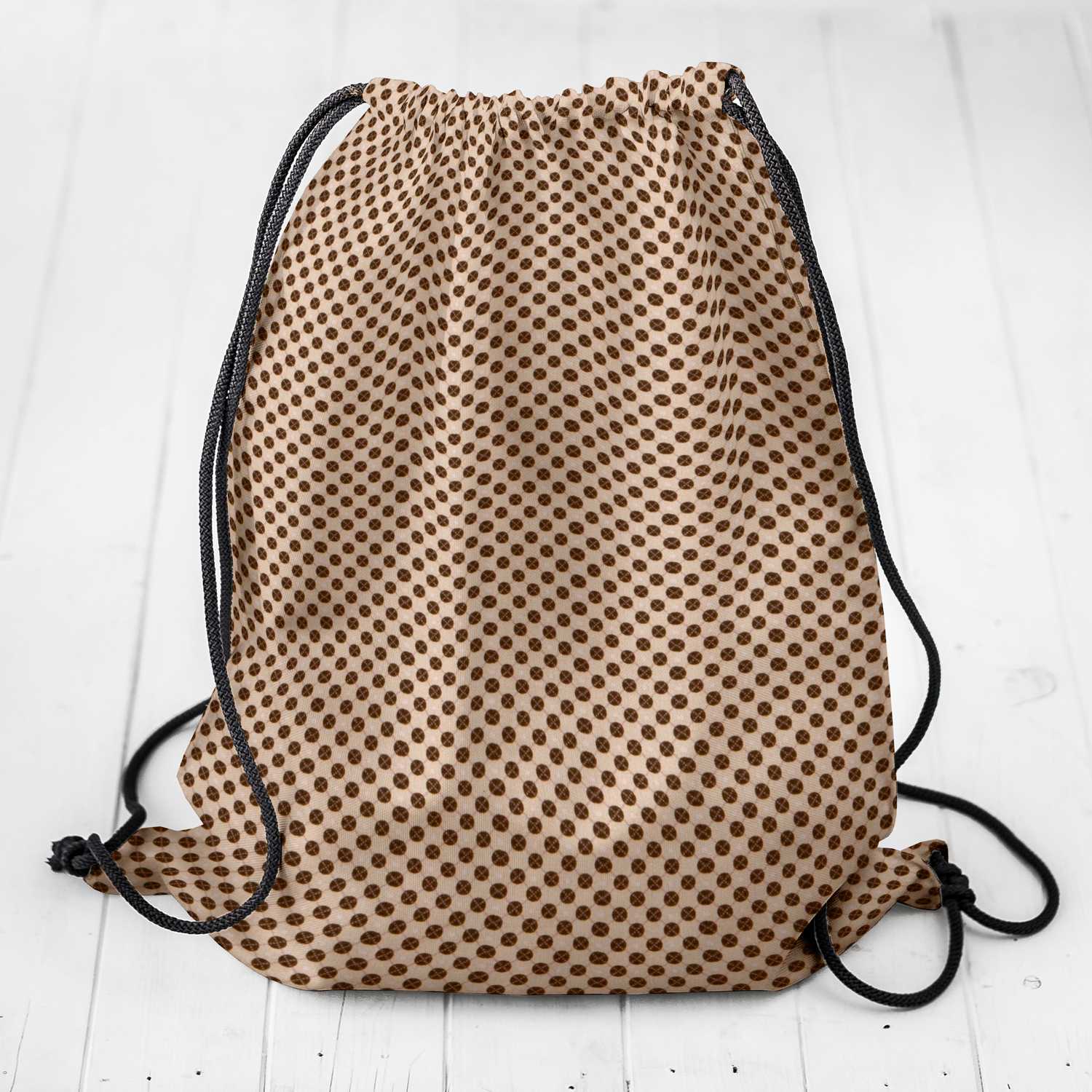 Popelín Geométrico Marrón - Ribes y Casals