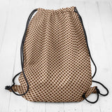 Popelín Geométrico Marrón - Ribes y Casals