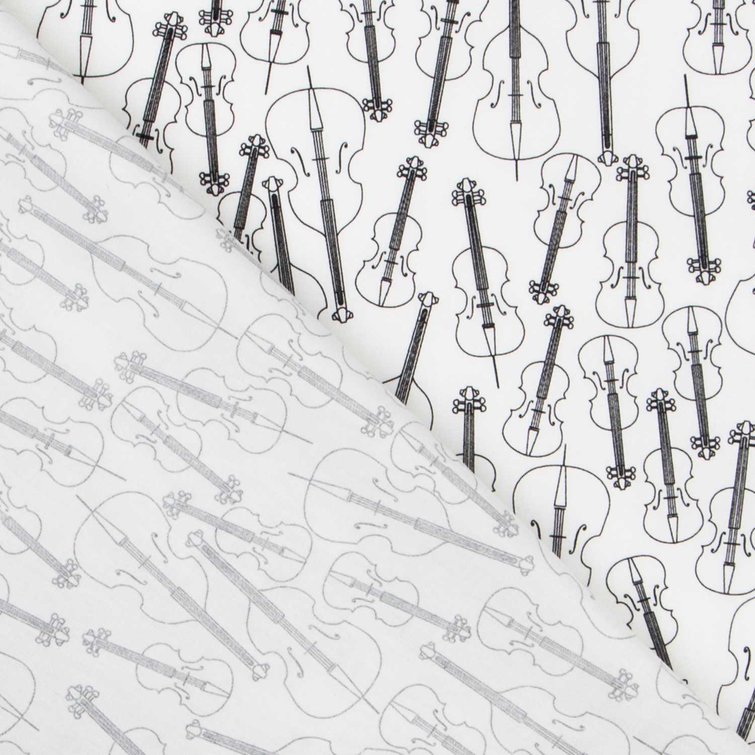 Popelín Guitar Cruda - Ribes y Casals