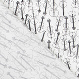 Popelín Guitar Cruda - Ribes y Casals