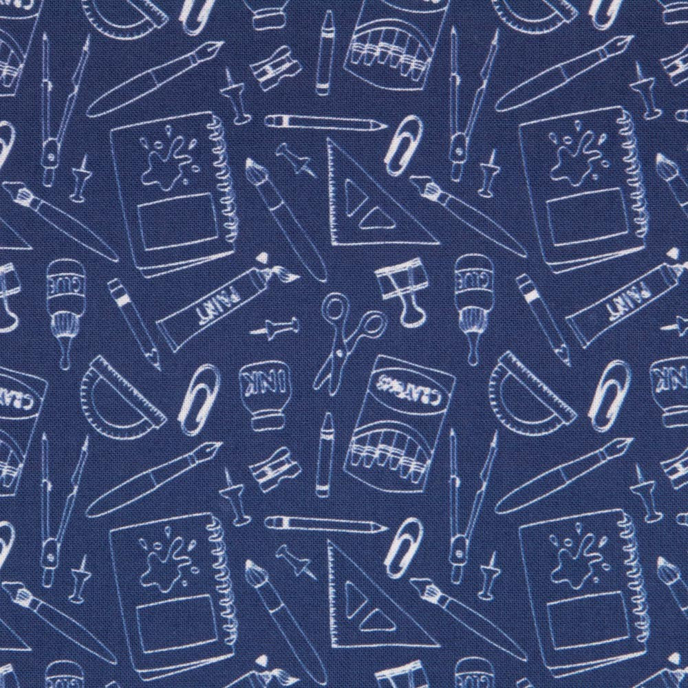 Popelín Hand Made Azul Denim - Ribes y Casals