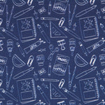 Popelín Hand Made Azul Denim - Ribes y Casals