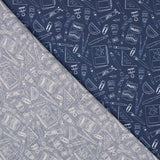 Popelín Hand Made Azul Denim - Ribes y Casals