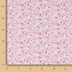 Popelín Happy Flowers Rosa - Ribes y Casals