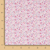Popelín Happy Flowers Rosa - Ribes y Casals