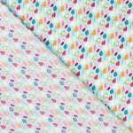 Popelín Hojas Menta - Ribes y Casals