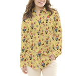 Popelín Infantil Gnomos Amarilla - Ribes y Casals