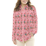 Popelín Infantil Gnomos Rosa - Ribes y Casals