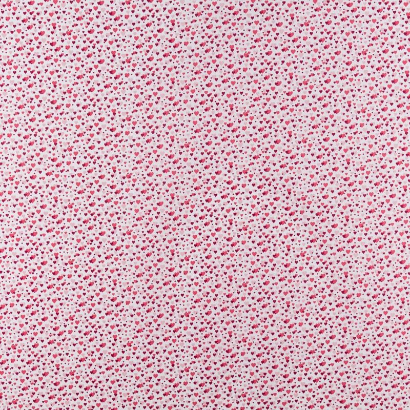 Popelín Infantil Love Blanca - Ribes y Casals