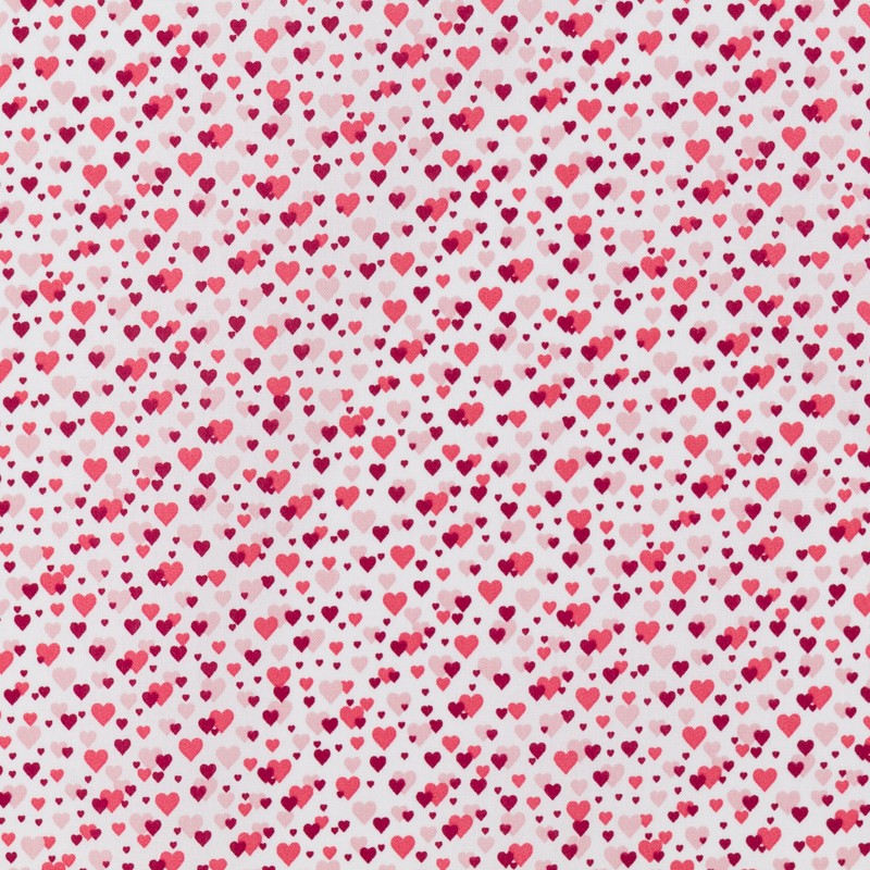 Popelín Infantil Love Blanca - Ribes y Casals