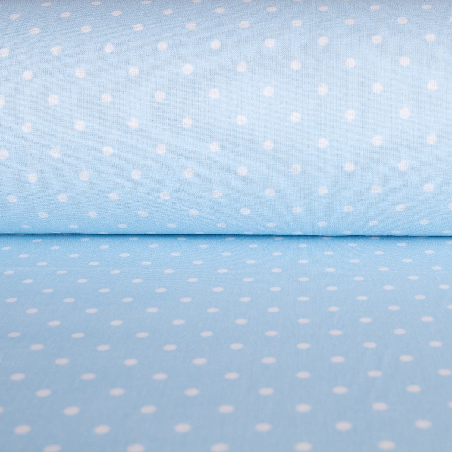 Popelín Infantil Lunares Azul - Ribes y Casals