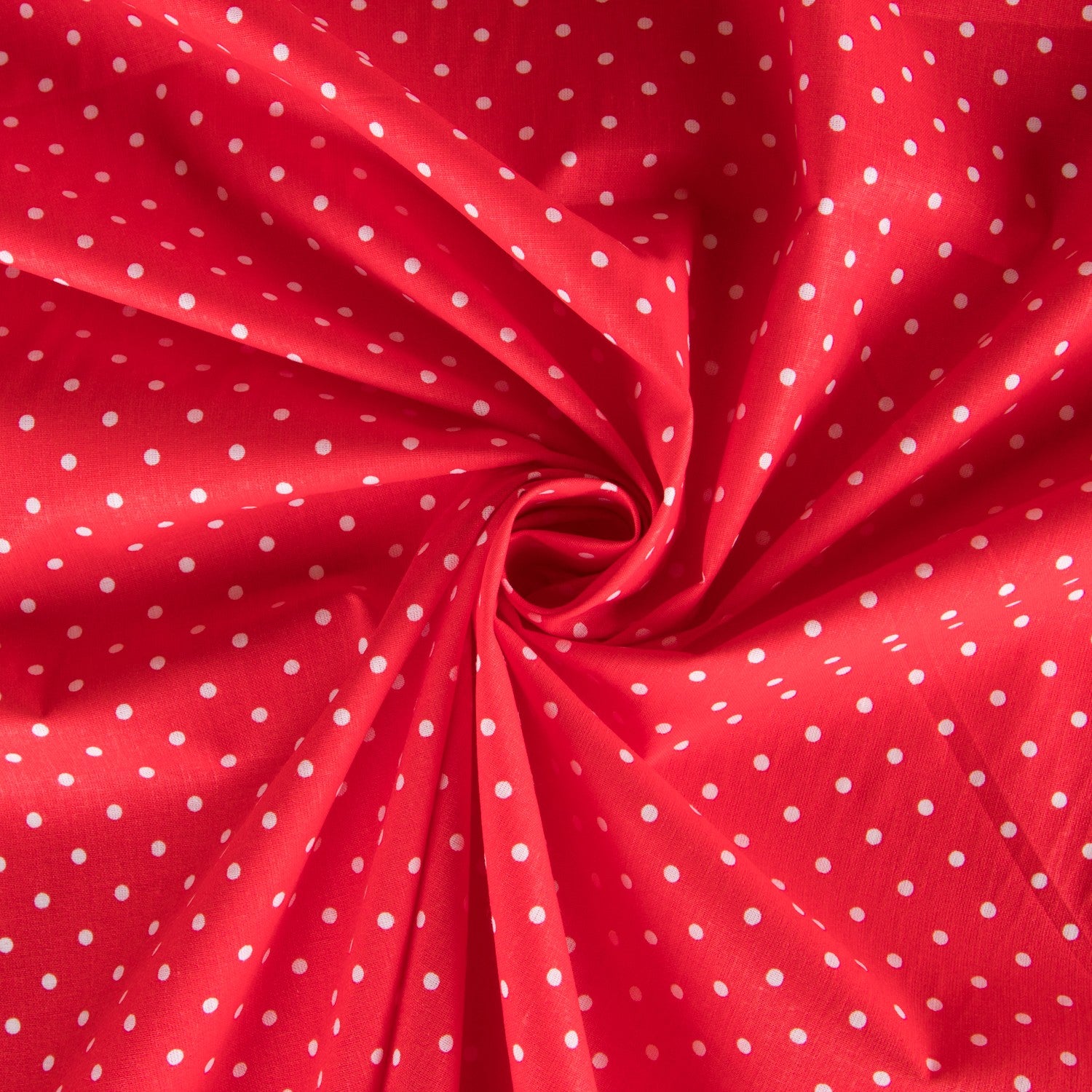 Popelín Infantil Lunares Rojo - Ribes y Casals